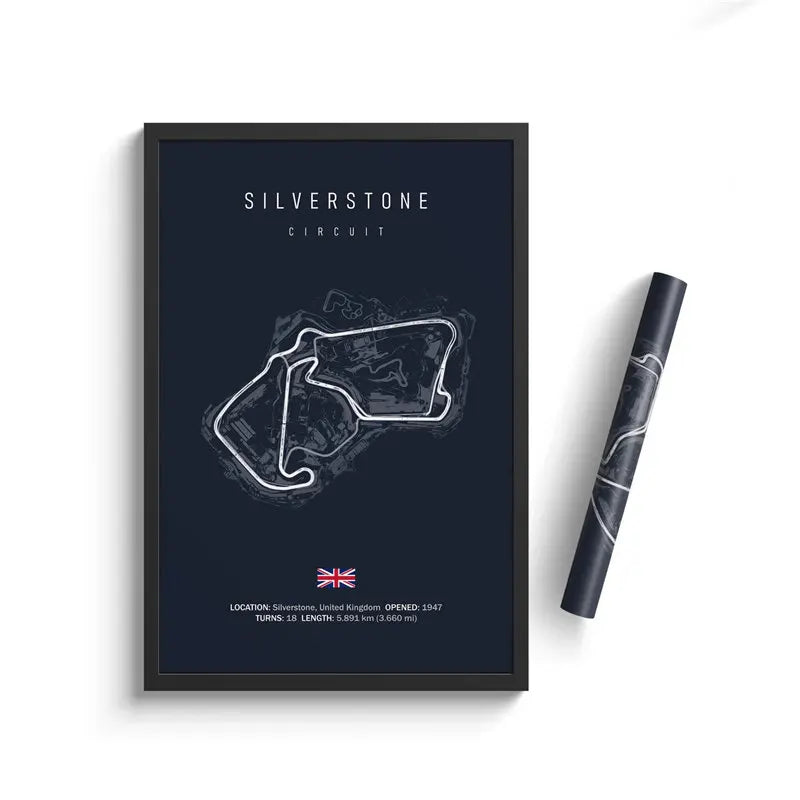 Affiche Premium Circuit  - Course F1
