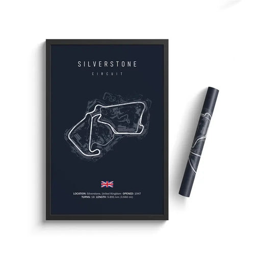 Affiche Premium Circuit  - Course F1