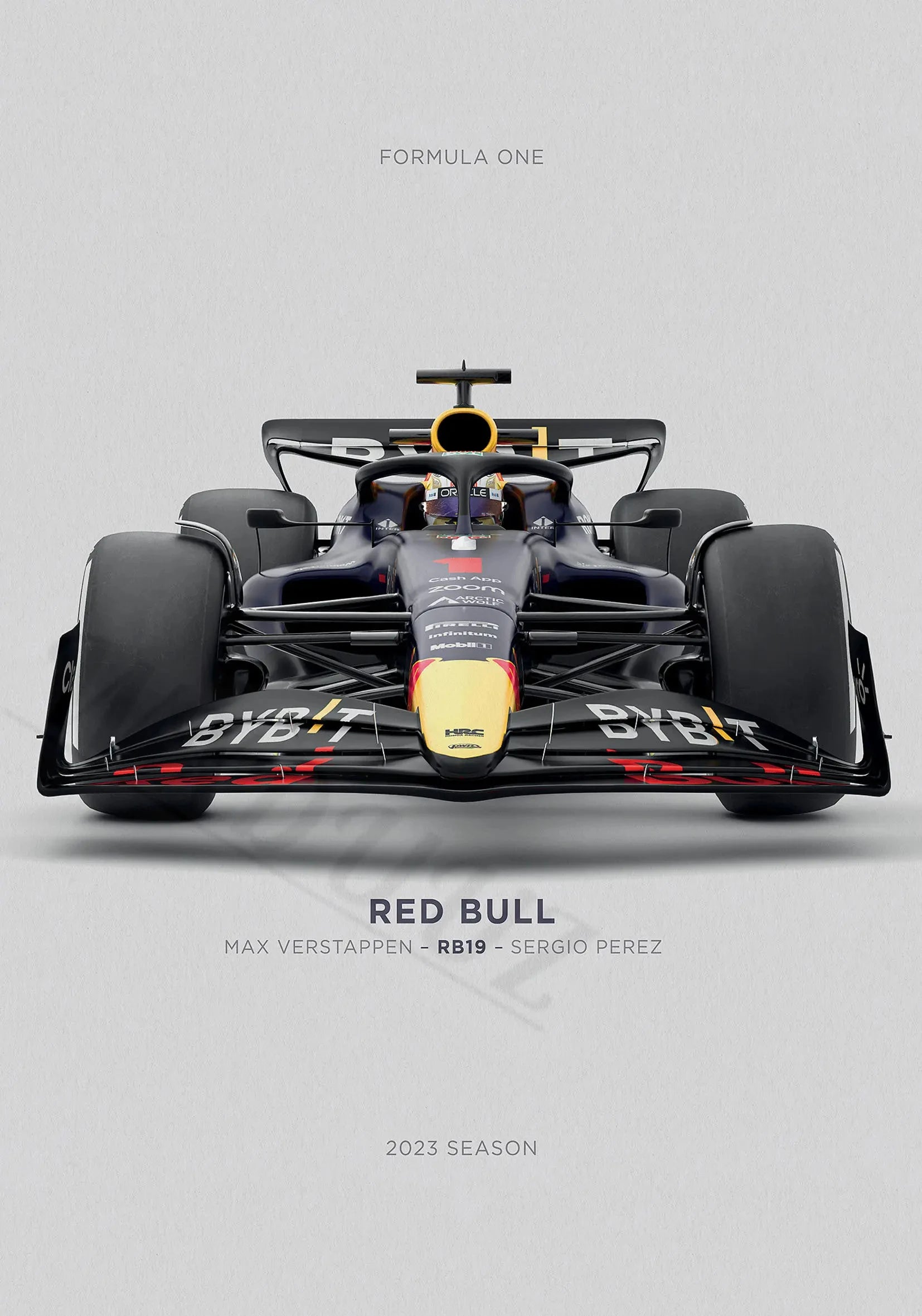 Affiche Premium Monoplace - Course F1