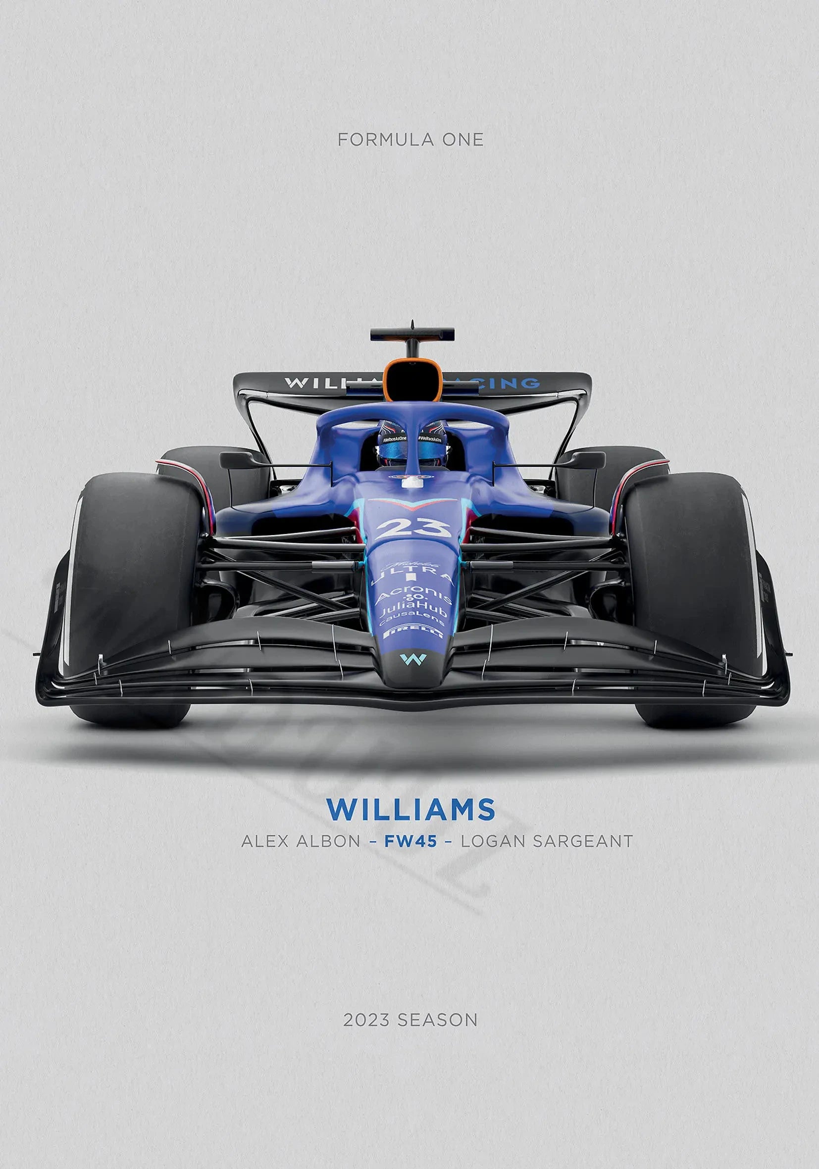 Affiche Premium Monoplace - Course F1
