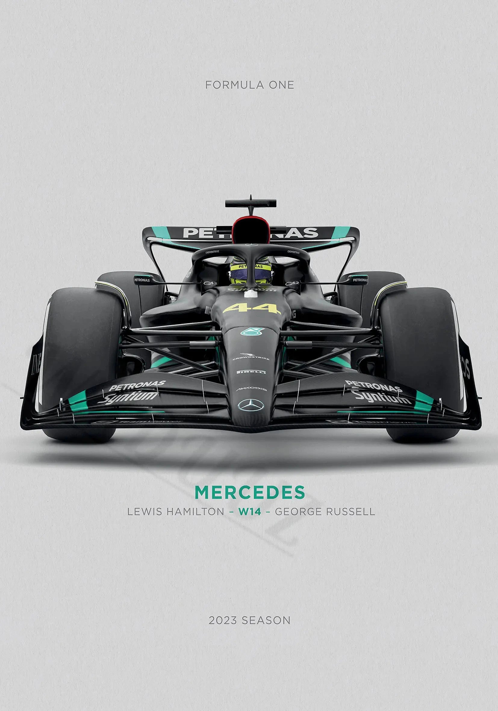 Affiche Premium Monoplace - Course F1