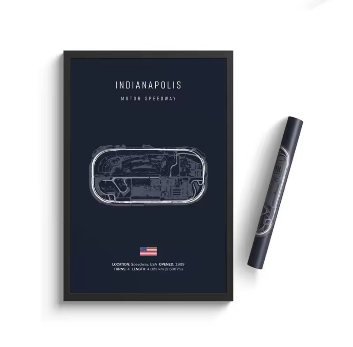 Affiche Premium Circuit  - Course F1